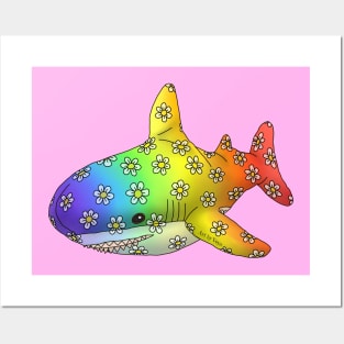 Rainbow Shark Posters and Art